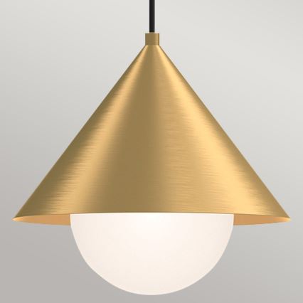 Alora Mood - Hanglamp aan kabel REMYCK 1xE27/60W/230V Ø 34,3 cm goud