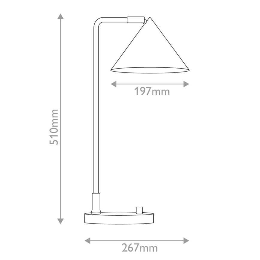 Alora Mood - Tafellamp REMYCK 1xE27/60W/230V goud