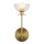 Alora Mood ALM-SYLVIA-1WB-BG-CL - Wandlamp SYLVIA 1xE14/40W/230V goudkleurig
