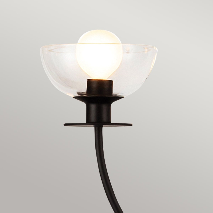 Alora Mood - Plafondlamp met stang SYLVIA 4xE14/40W/230V zwart