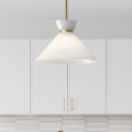 Alora Mood - Hanglamp met stang HALSTON 1xE27/60W/230V goudkleurig