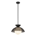 Alora Mood - Hanglamp met stang PERTH 1xE27/60W/230V Ø 37,5 cm zwart