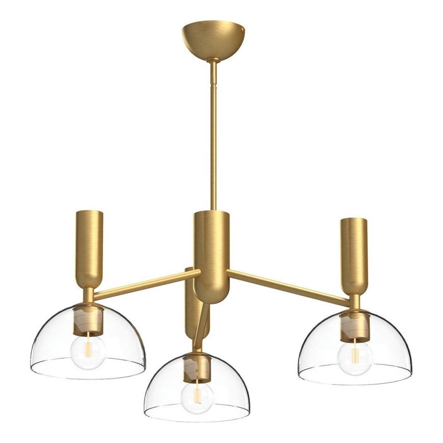 Alora Mood - Hanglamp met vaste pendel JUDE 3xE27/60W/230V diameter 96,8 cm messing