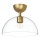 Alora Mood - Plafondlamp JUDE 1xE27/60W/230V diameter 30,5 cm messing