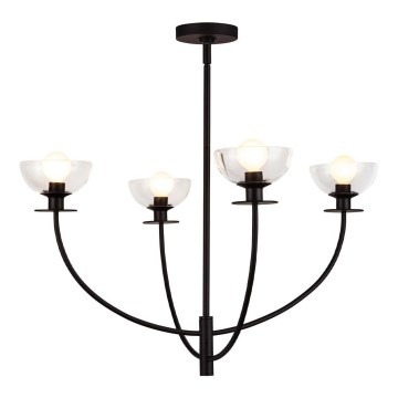 Alora Mood - Plafondlamp met stang SYLVIA 4xE14/40W/230V zwart