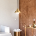 Alora Mood - REMYCK Cable Hanger Lamp 1xE27/60W/230V, Ø 34.3 cm, Gold