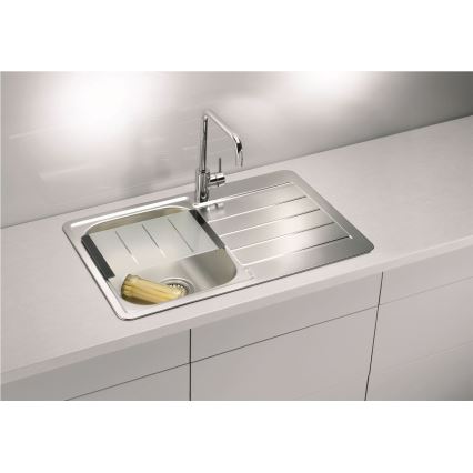 ALVEUS 1069147 - Gootsteen LINE 79x50 cm mat staal/satijn