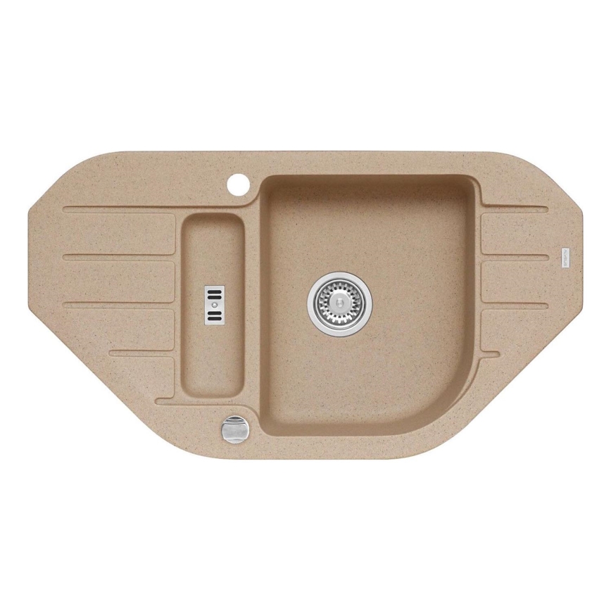 ALVEUS 1090939 - Gootsteen NIAGARA 90x50 cm graniet/beige