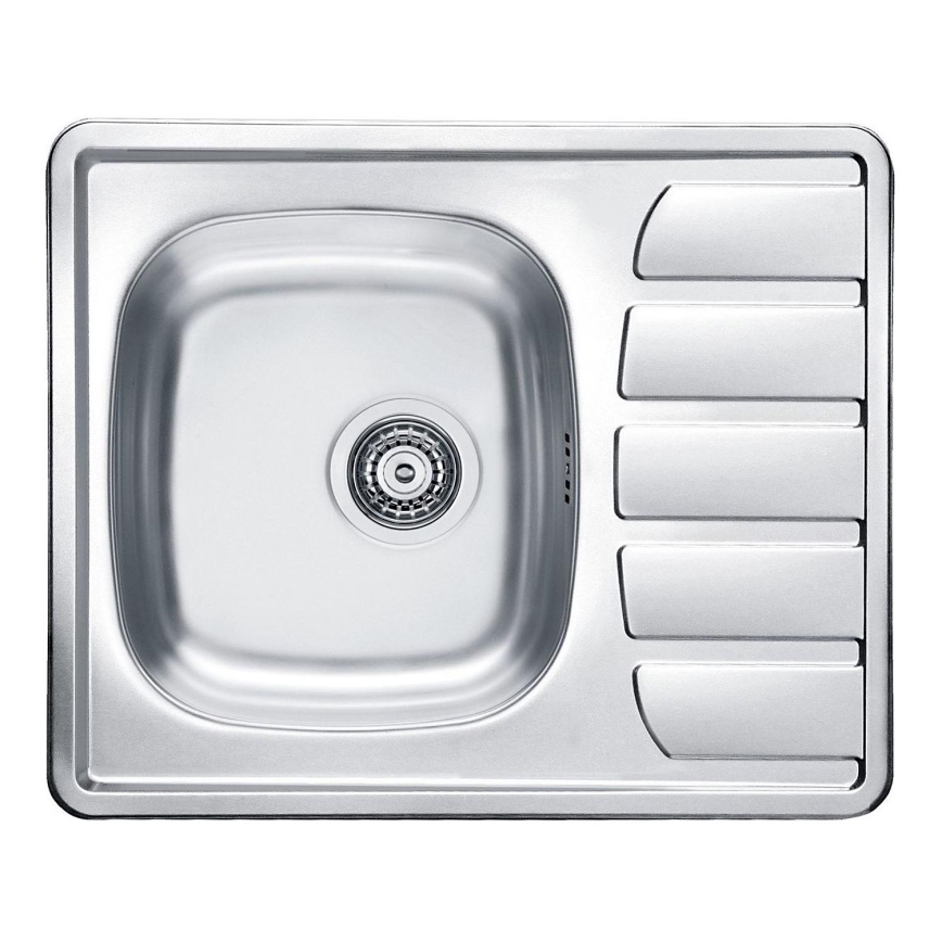 ALVEUS 1098940 - Gootsteen ZOOM 61,5x50 cm satin, voor bovenmontage
