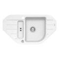 ALVEUS 1100889 - Gootsteen NIAGARA 90x50 cm graniet/wit