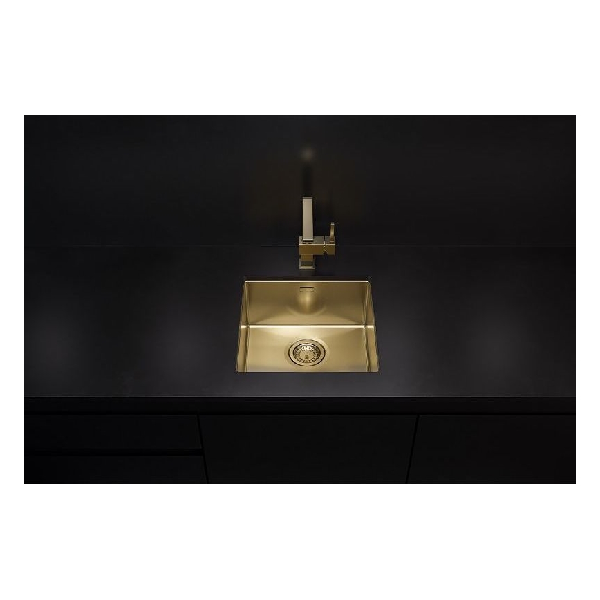 ALVEUS 1103319 - Gootsteen QUADRIX 45x45 cm monarch goud