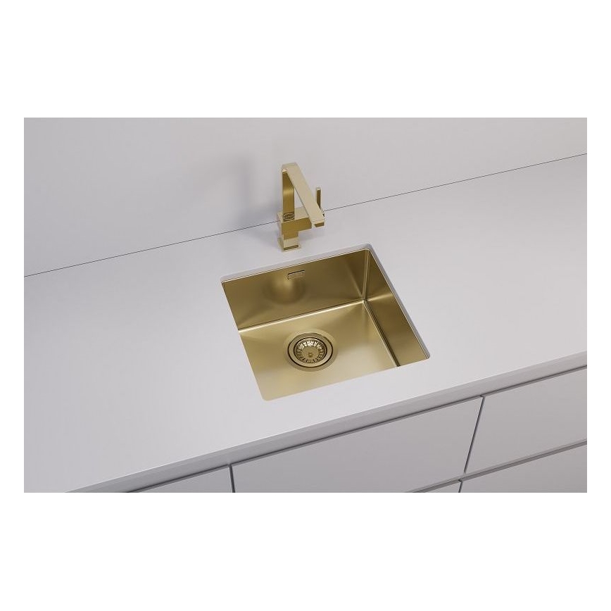 ALVEUS 1103319 - Gootsteen QUADRIX 45x45 cm monarch goud