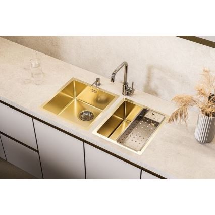 ALVEUS 1103319 - Gootsteen QUADRIX 45x45 cm monarch goud