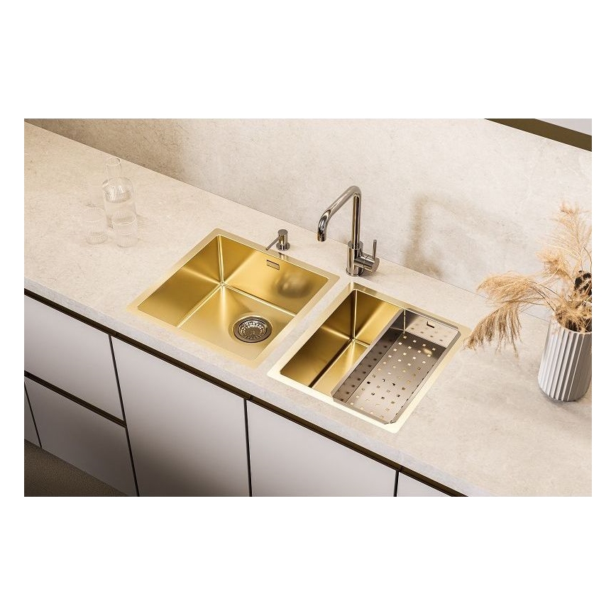 ALVEUS 1103319 - Gootsteen QUADRIX 45x45 cm monarch goud