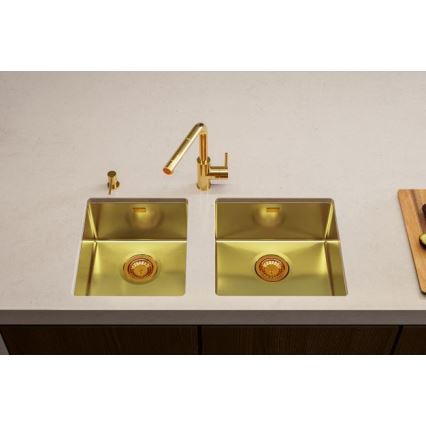 ALVEUS 1103319 - Gootsteen QUADRIX 45x45 cm monarch goud