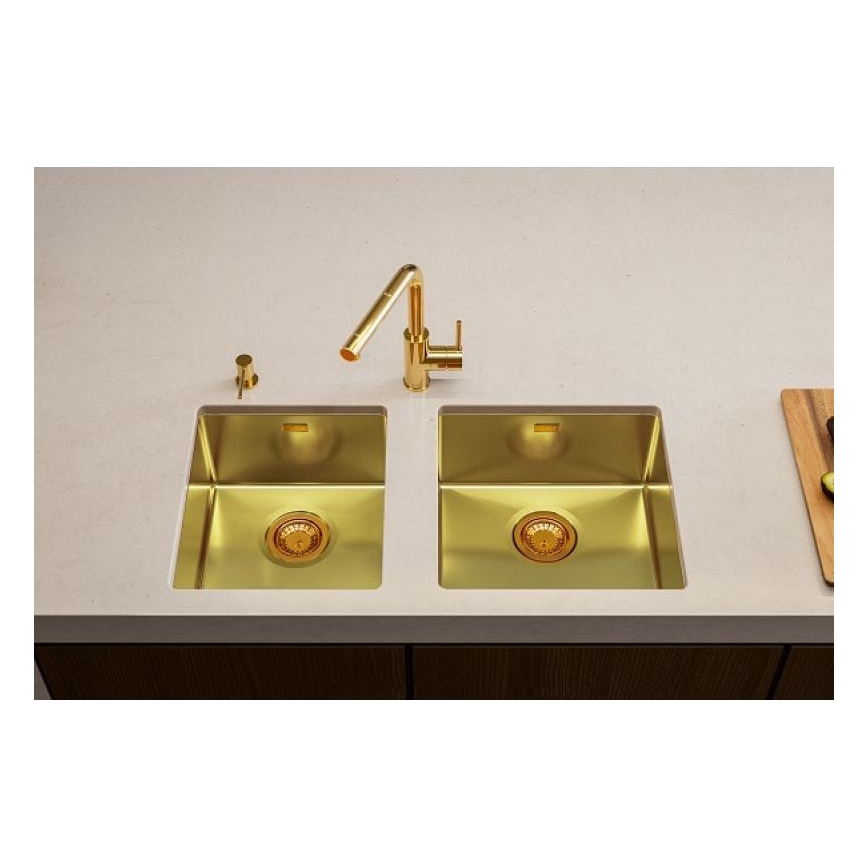 ALVEUS 1103319 - Gootsteen QUADRIX 45x45 cm monarch goud