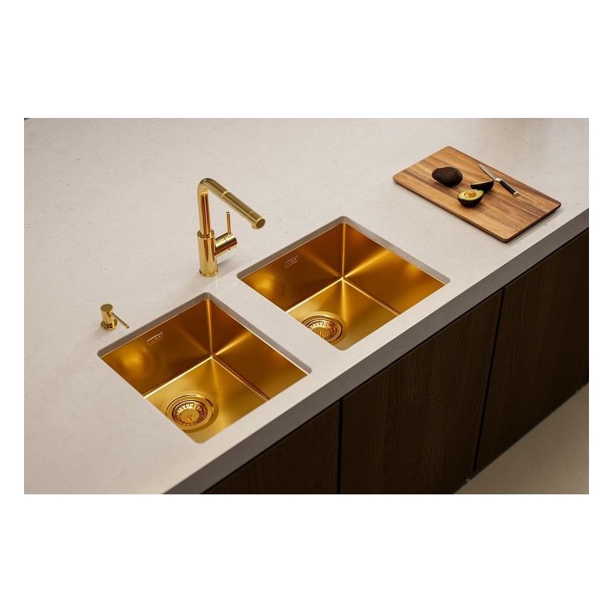 ALVEUS 1103381 - Gootsteen QUADRIX 45x45 cm monarch brons