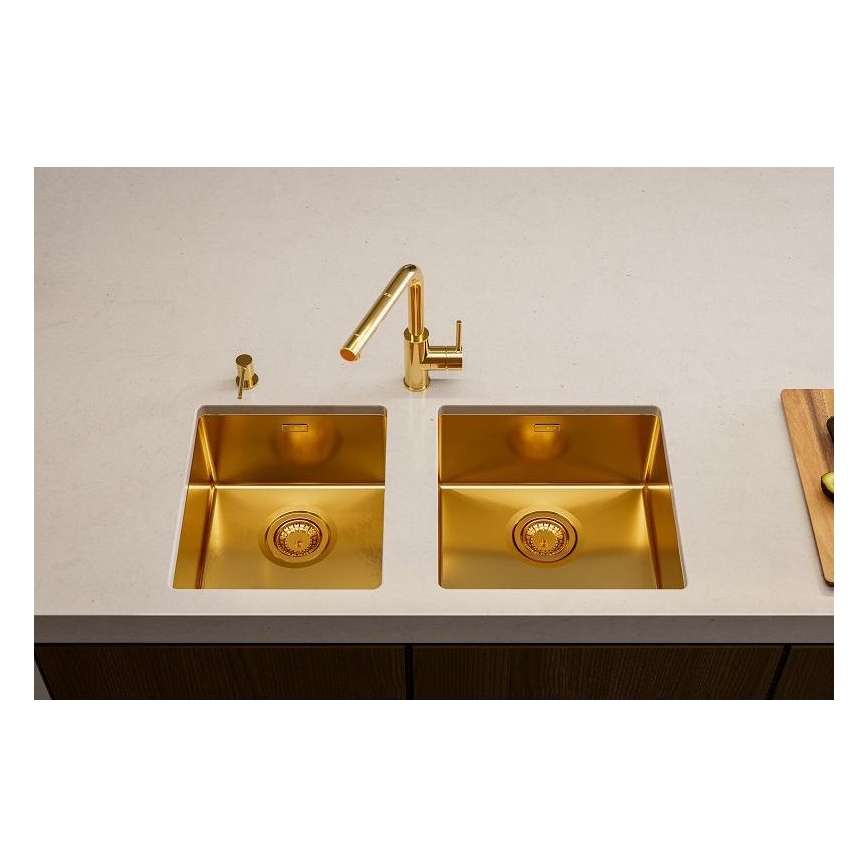 ALVEUS 1103381 - Gootsteen QUADRIX 45x45 cm monarch brons