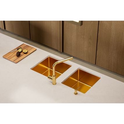 ALVEUS 1103381 - Gootsteen QUADRIX 45x45 cm monarch brons