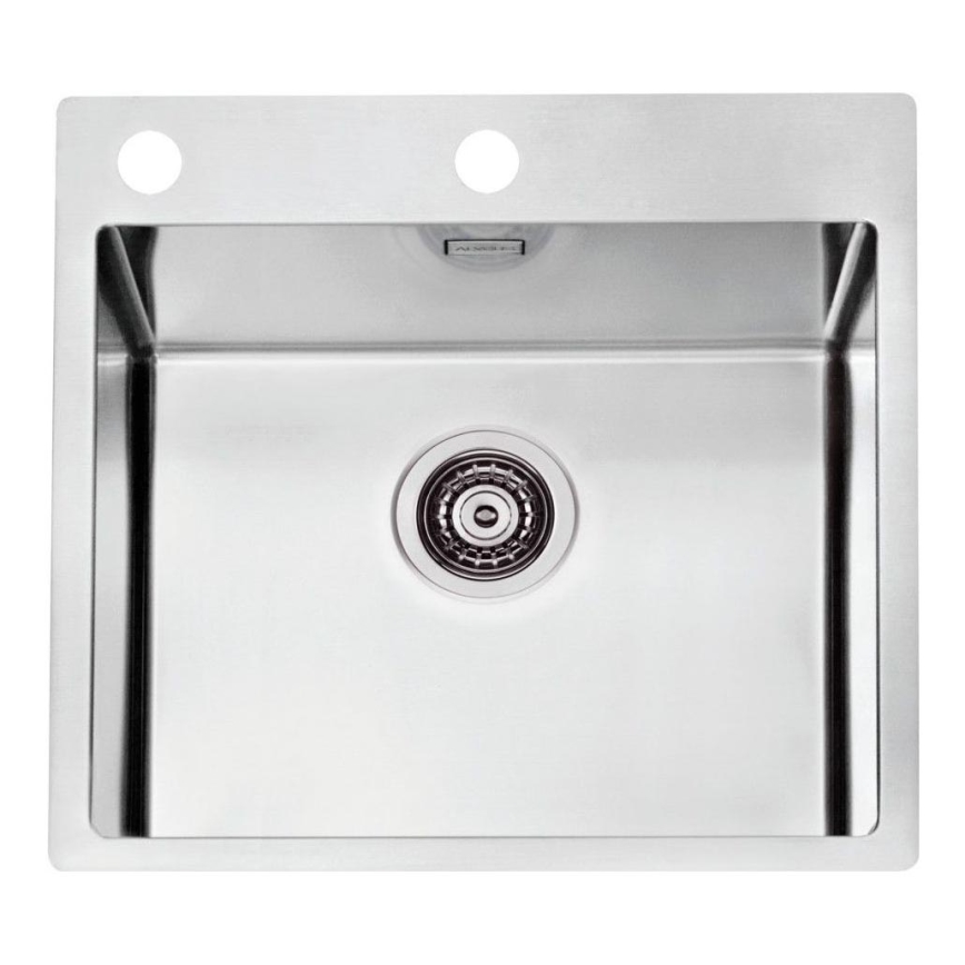 ALVEUS 1103609 - Gootsteen PURE 52,5x51,5 cm satijn