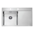 ALVEUS 1103610 - Gootsteen PURE 79x52,5 cm satin, links