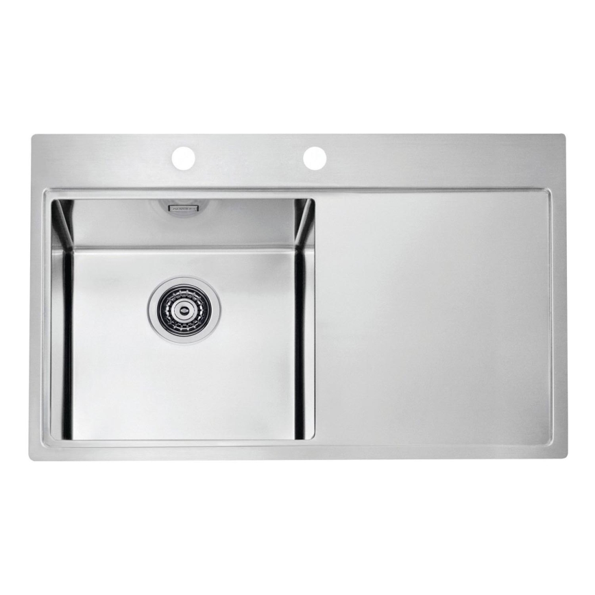 ALVEUS 1103610 - Gootsteen PURE 79x52,5 cm satin, links