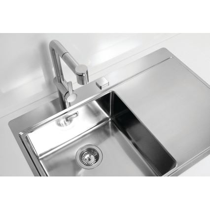 ALVEUS 1103610 - Gootsteen PURE 79x52,5 cm satin, links