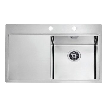 ALVEUS 1103651 - Gootsteen PURE 79x52,5 cm satin, rechts