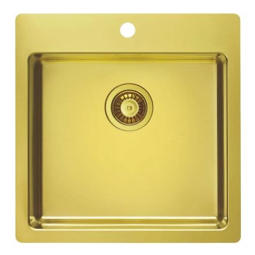 ALVEUS 1106867 - Gootsteen PURE 52,5x51,5 cm monarch goud