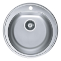 ALVEUS 1116756 - Keukenspoelbak FORM Ø 51 cm mat staal/satijn, diepte 18,5 cm