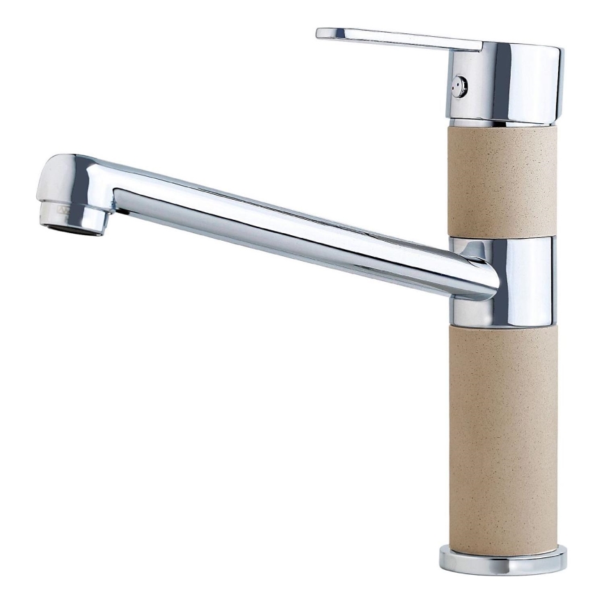 ALVEUS 1119874 - Kraan voor gootsteen ZENIT 20,2 cm graniet/beige