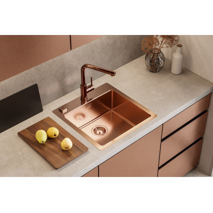 ALVEUS 1122708 - Gootsteen PURE 52,5x51,5 cm monarch koper
