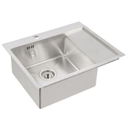 ALVEUS 1124383 - Gootsteen QUARTO 61,5x48 cm satijn