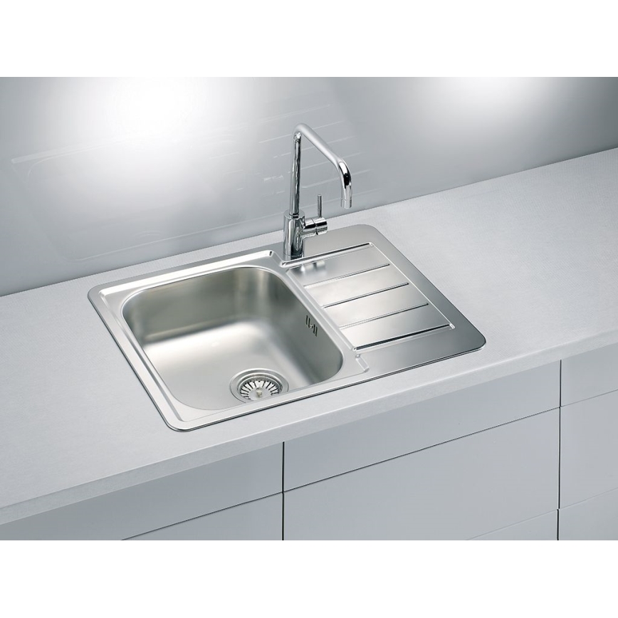 ALVEUS 1125356 - Keukenspoelbak LINE 61,5x50 cm mat staal/satijn