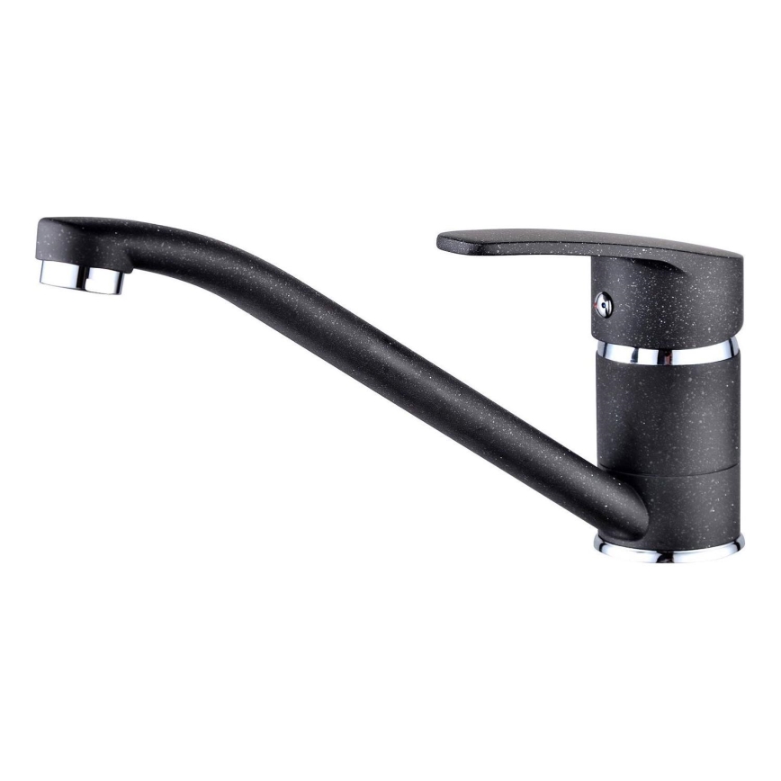 ALVEUS 1130434 - Kraan voor gootsteen NINA 13,5 cm graniet/zwart