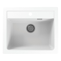 ALVEUS 1131991 - Gootsteen ATROX 59x50 cm graniet/wit