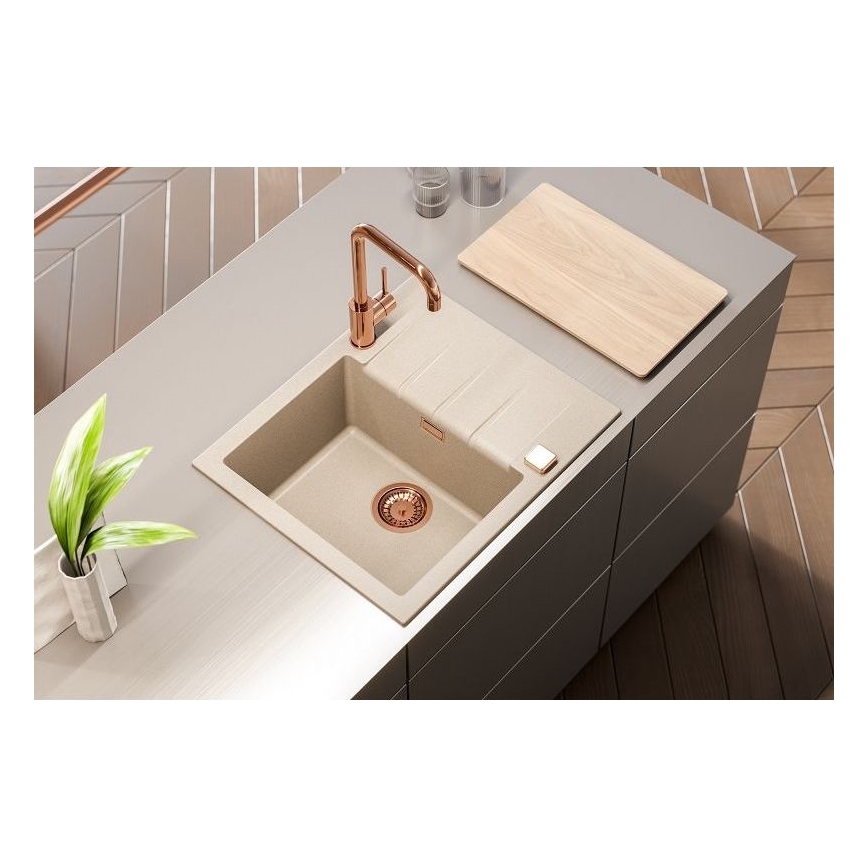 ALVEUS 1132019 - Gootsteen CADIT 59x50 cm graniet/beige