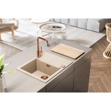 ALVEUS 1132019 - Gootsteen CADIT 59x50 cm graniet/beige