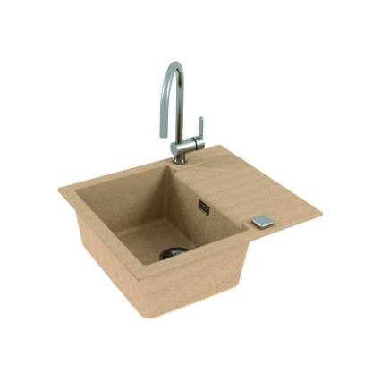 ALVEUS 1132019 - Gootsteen CADIT 59x50 cm graniet/beige