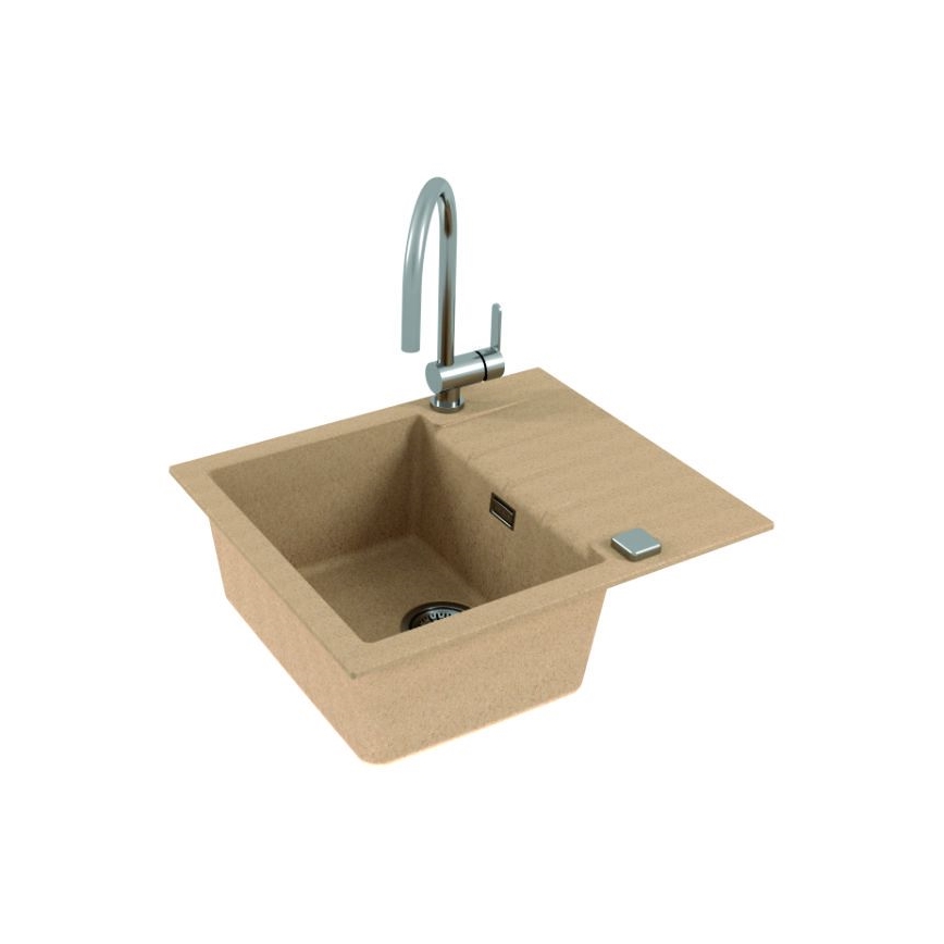 ALVEUS 1132019 - Gootsteen CADIT 59x50 cm graniet/beige