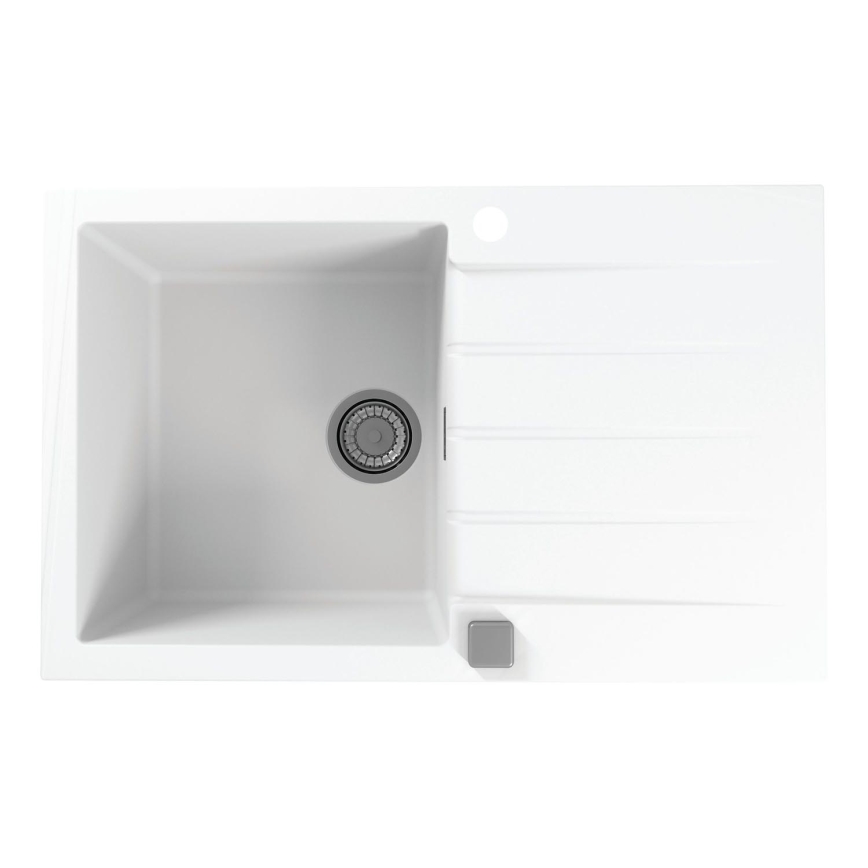 ALVEUS 1132022 - Gootsteen CADIT 79x50 cm graniet/wit