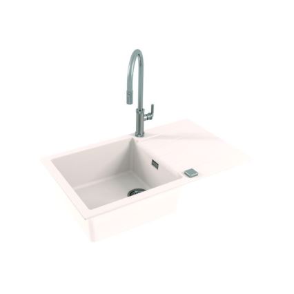ALVEUS 1132027 - Gootsteen CADIT 86x50 cm graniet/wit