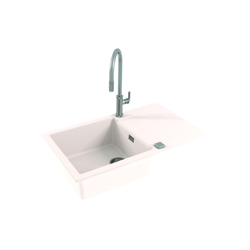 ALVEUS 1132027 - Gootsteen CADIT 86x50 cm graniet/wit