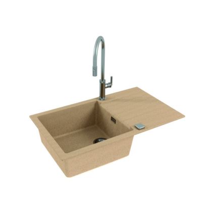 ALVEUS 1132029 - Gootsteen CADIT 86x50 cm graniet/beige