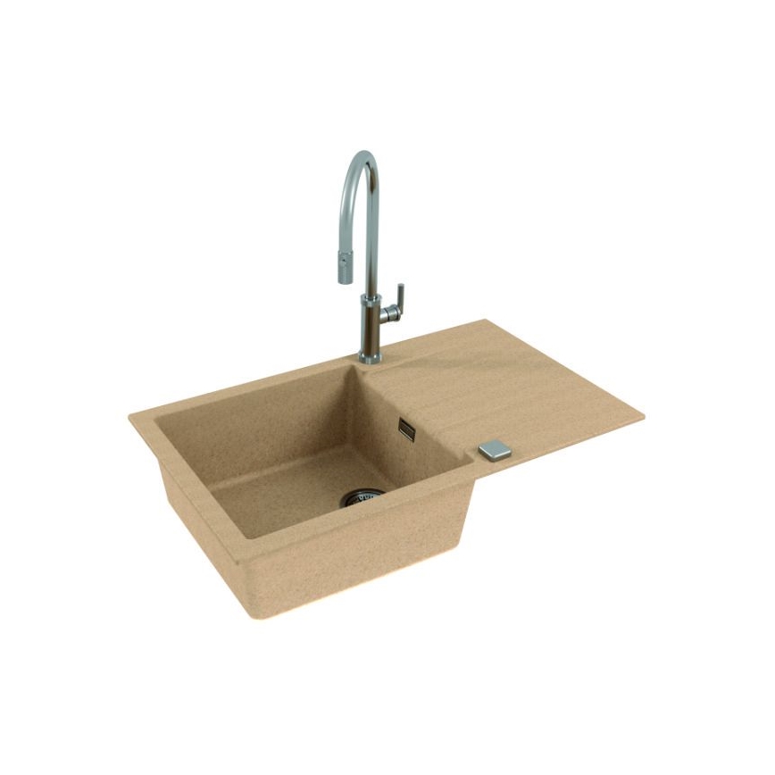 ALVEUS 1132029 - Gootsteen CADIT 86x50 cm graniet/beige