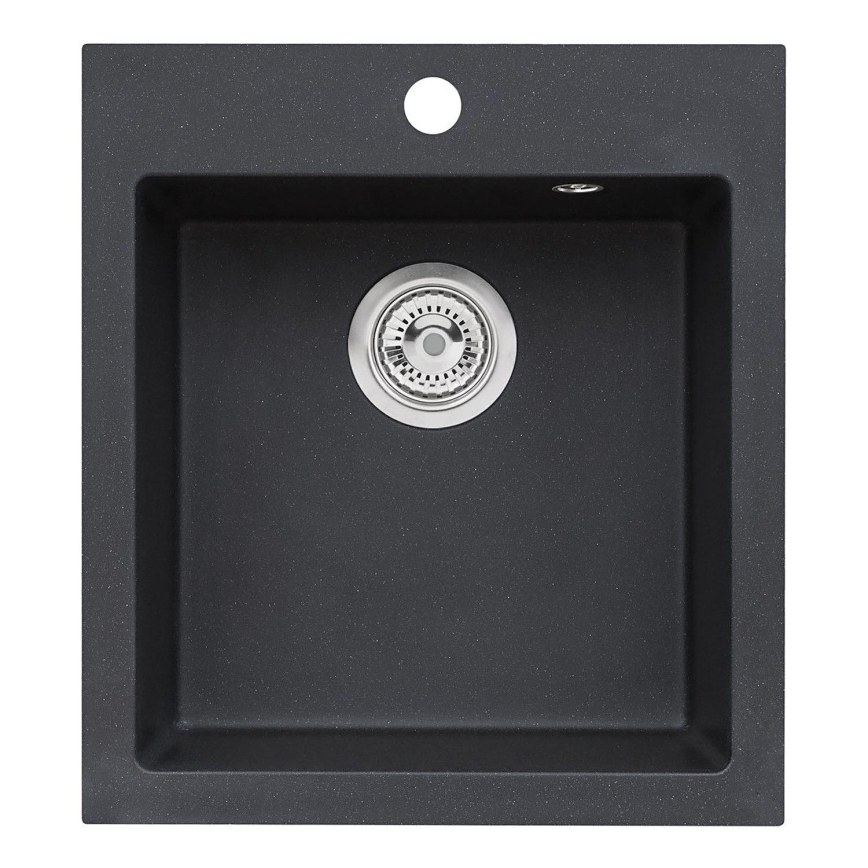 ALVEUS 1133432 - Gootsteen CORTINA 50x45 cm graniet/zwart