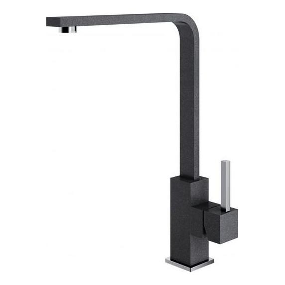 ALVEUS 1136742 - Kraan voor gootsteen AFRA 32,3 cm graniet/zwart