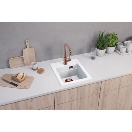 ALVEUS 1139079 - Gootsteen ATROX 50x40 cm graniet/wit