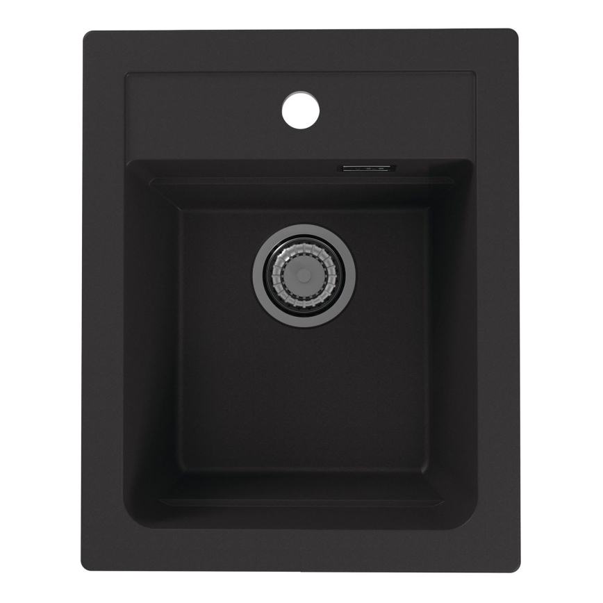 ALVEUS 1139771 - Gootsteen ATROX 50x40 cm graniet/zwart