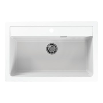 ALVEUS 1140443 - Gootsteen ATROX 79x50 cm graniet/wit